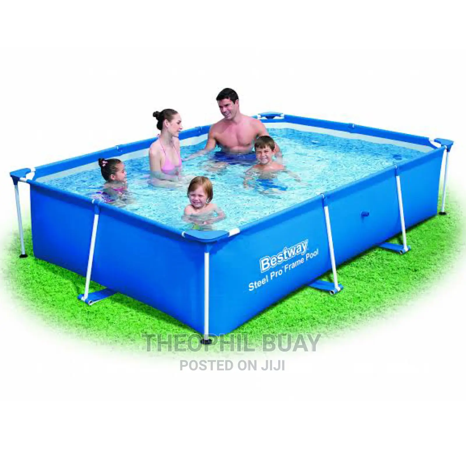 Bestway Steel Pro Pool Set Swimming Pool, 300 X 201 X 66 Cm