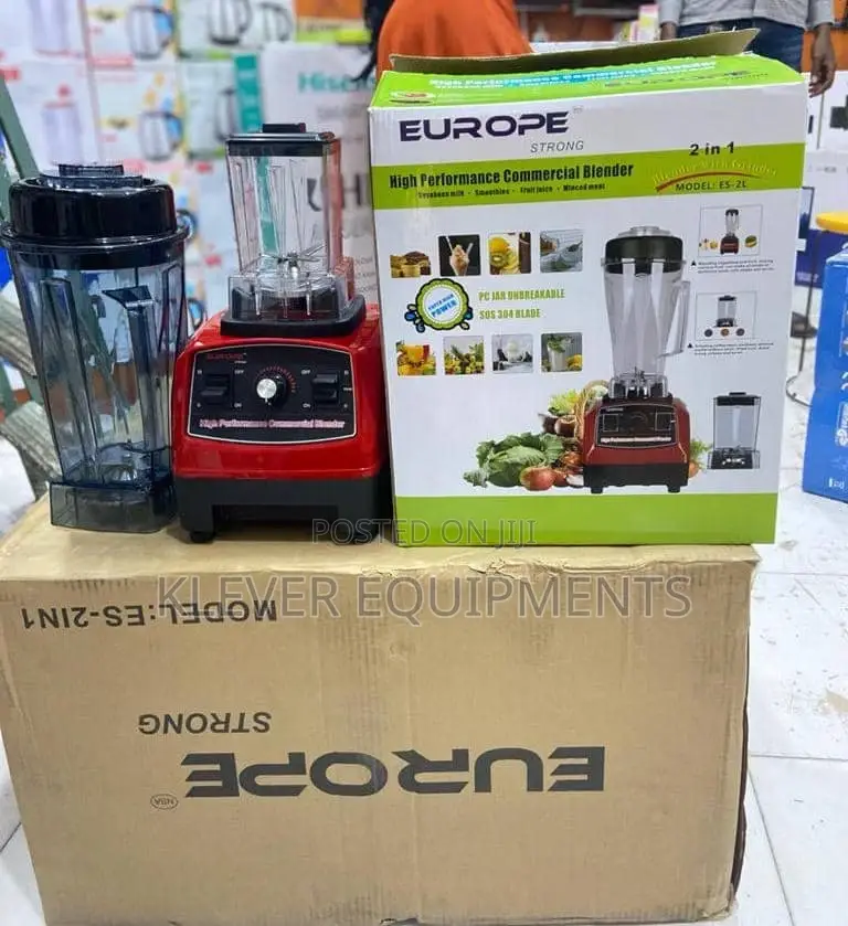 Europe Strong 2 in 1 Commercial Blender (2 Jugs)
