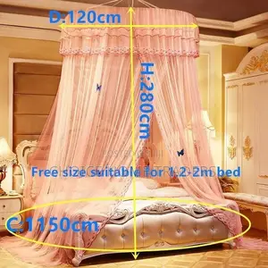 Pink Round Mosquito Net
