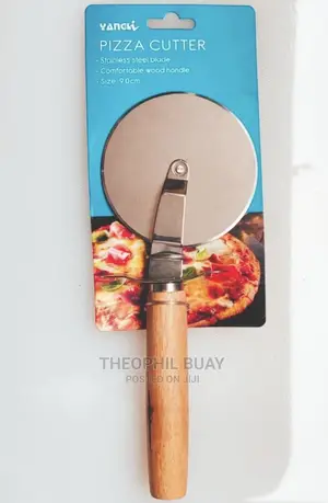 Pizza Cutter Mkono Wa Mbao