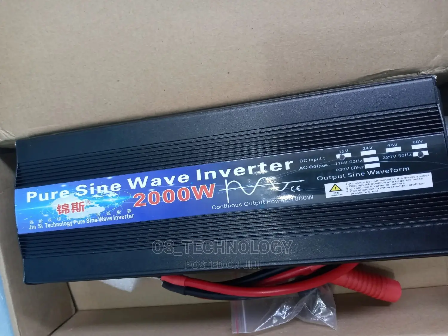 New Pure Sine Wave 2000W 220V 50hz Power Inverter