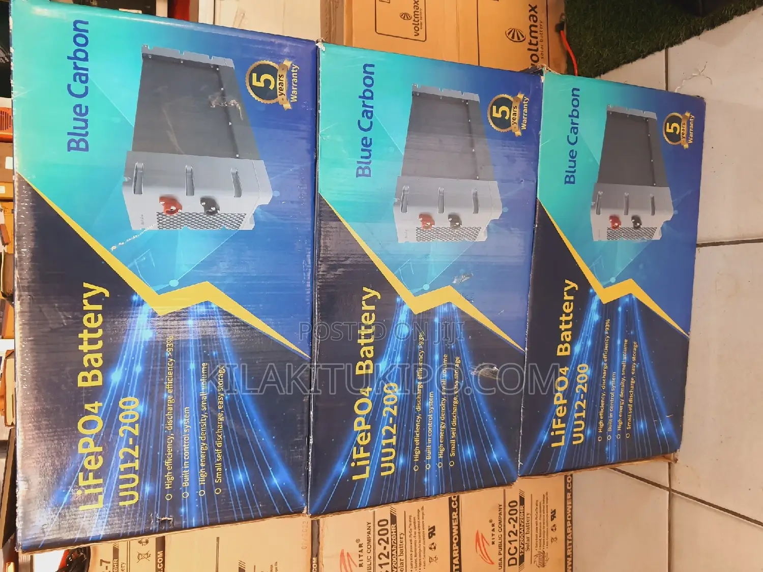 Blue Carbon Lithium Battery 200ah