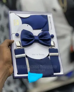 Full Box (Bow Tie, Suspender, Socks, Kitambaa)