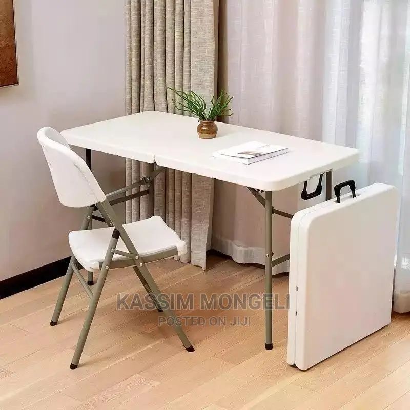 Folding Tables Ikiwa Na Kiti Chake