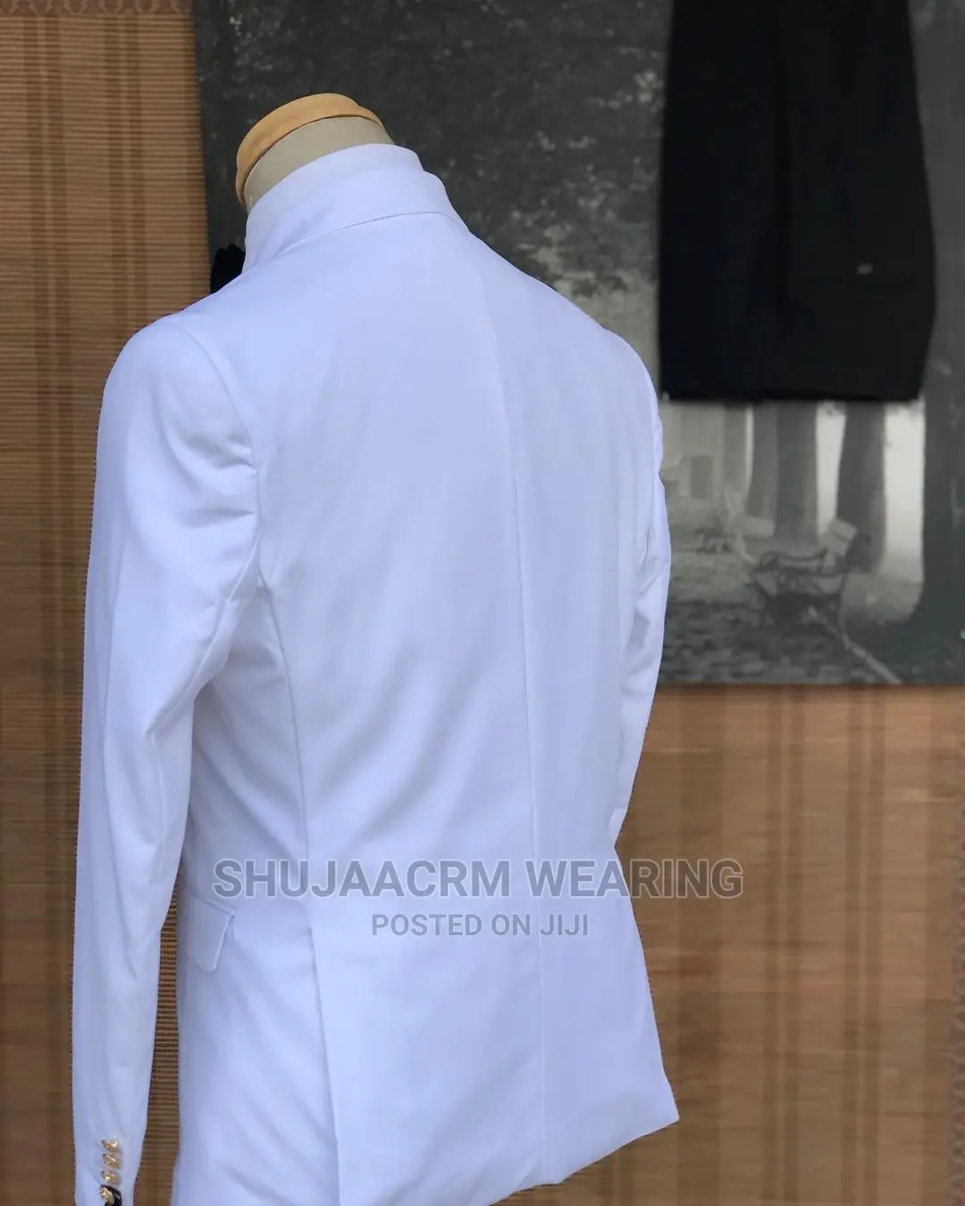 Goldish Button Mens Suits