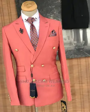 Goldish Button Orange Suits