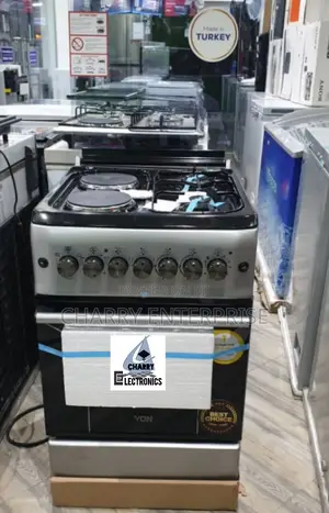 🪵Von HOT Point Cooker 2gas, 2 Electric