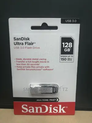 Sandisk Utra Fairtm USB 3.0 Flash Drive.