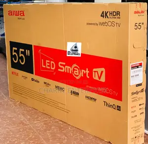 🪵Aiwa Smart 4K UHD Tv
55 Inch
Powered by Webos Thin Q