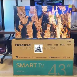 🪵Hisense Tv VIDAA Smartos SERIES 443inch Bezelless Desgn
