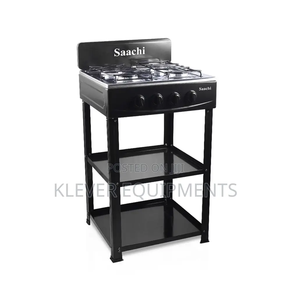 Saachi 4 Gas Burner Stoves With Shelves