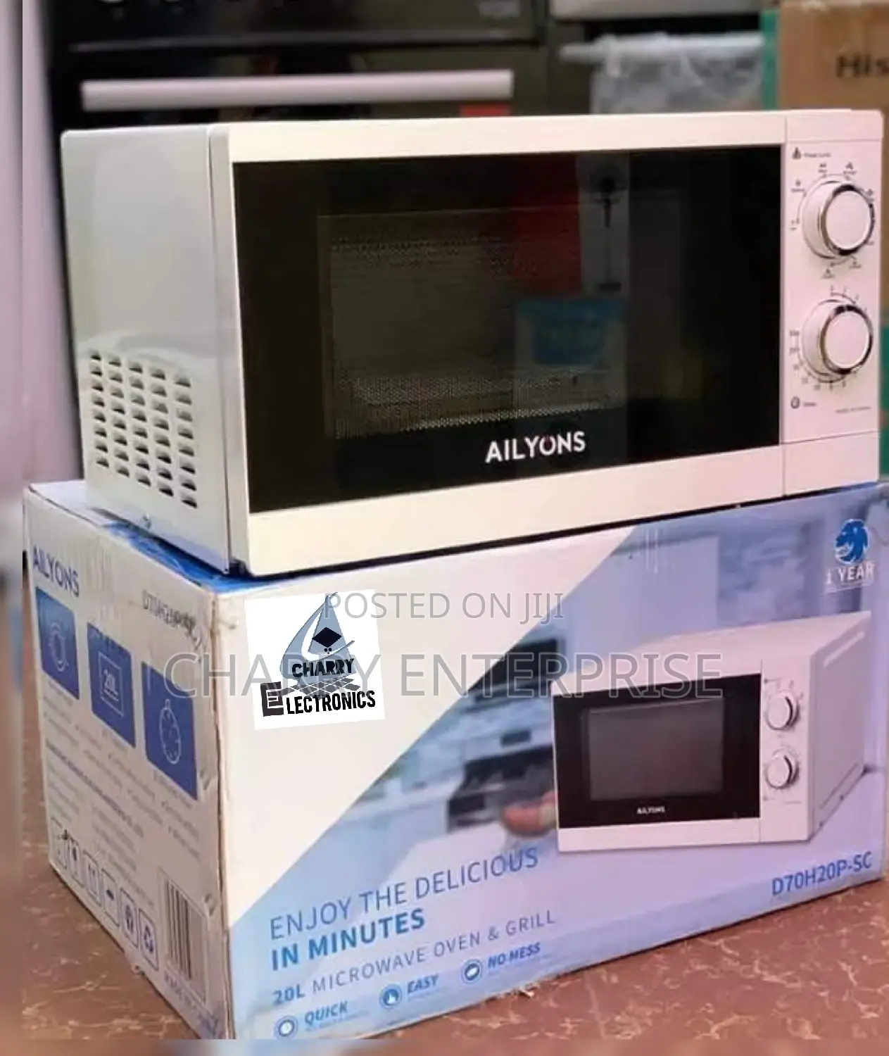AILYONS Microwave Oven Grill 20L Quick Easy