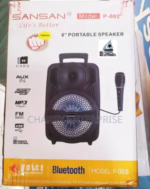SANSAN Rechargable Speaker With Mic