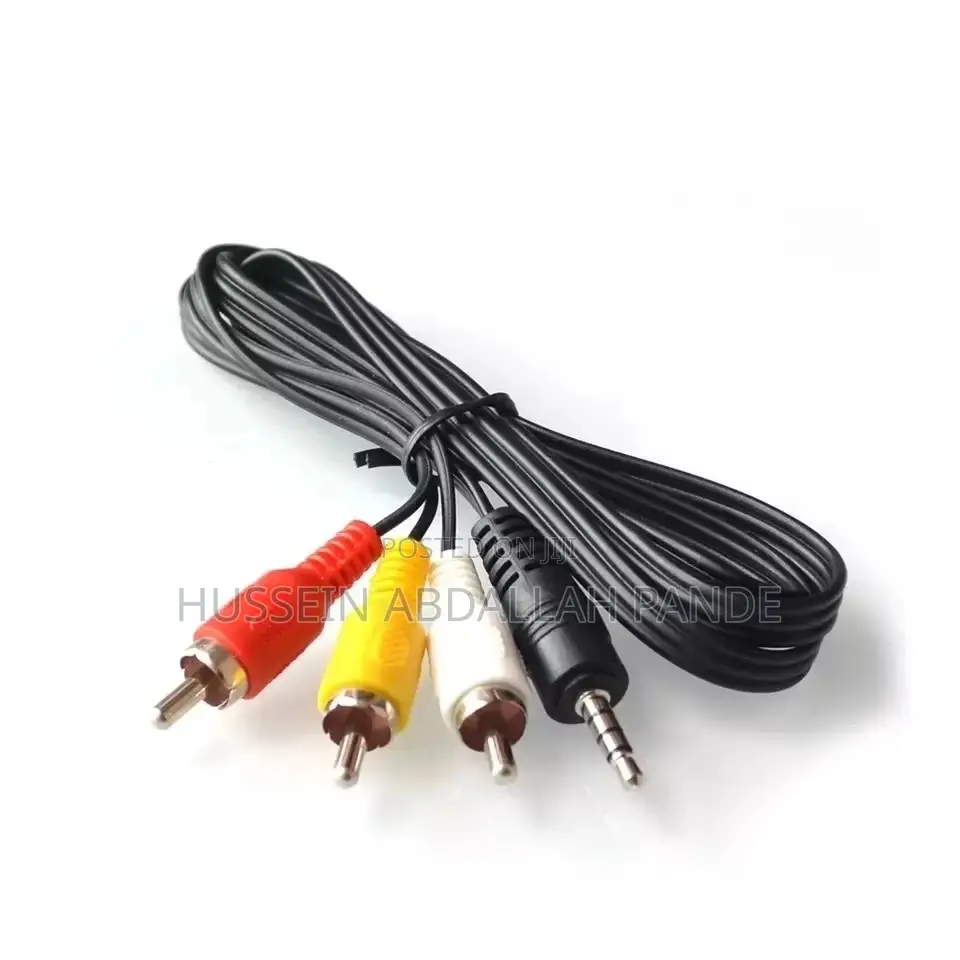 3.5 to Rca Male Audio Video Av Cable Wire Cord
