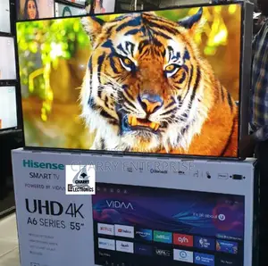 🪵Hisense Smart UHD 4K Tv 55 Inch 
A6 Series'