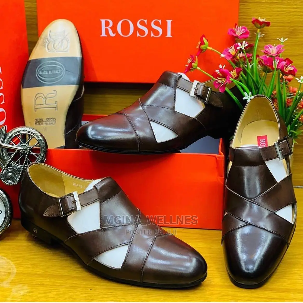 Rossi Brown Metallick Shoe