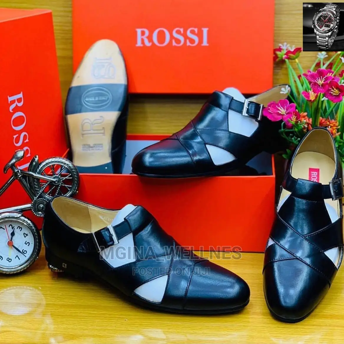 Rossi Brown Metallick Shoe