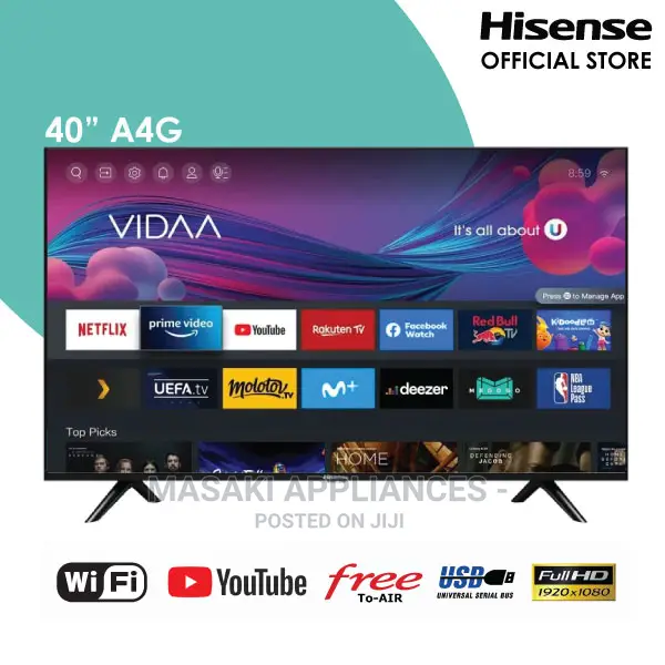 OFFER! Hisense 40 Inch 40A4G Smart TV Masaki
