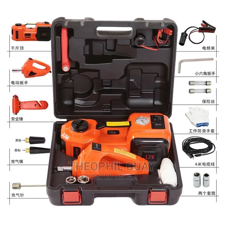 Multifunctional 5t Electric Hydraulic Jack 12v