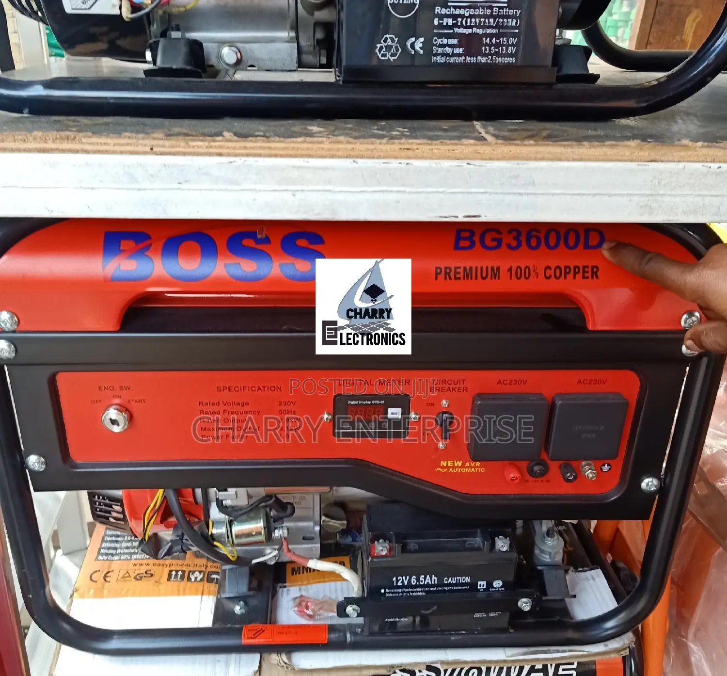 BOSS Generator BG3600DOutput:- 2.8 KW Maximum 3.1 KW