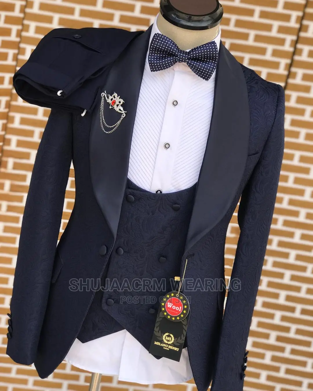 Dark Blue Taxedo Mens Suits
