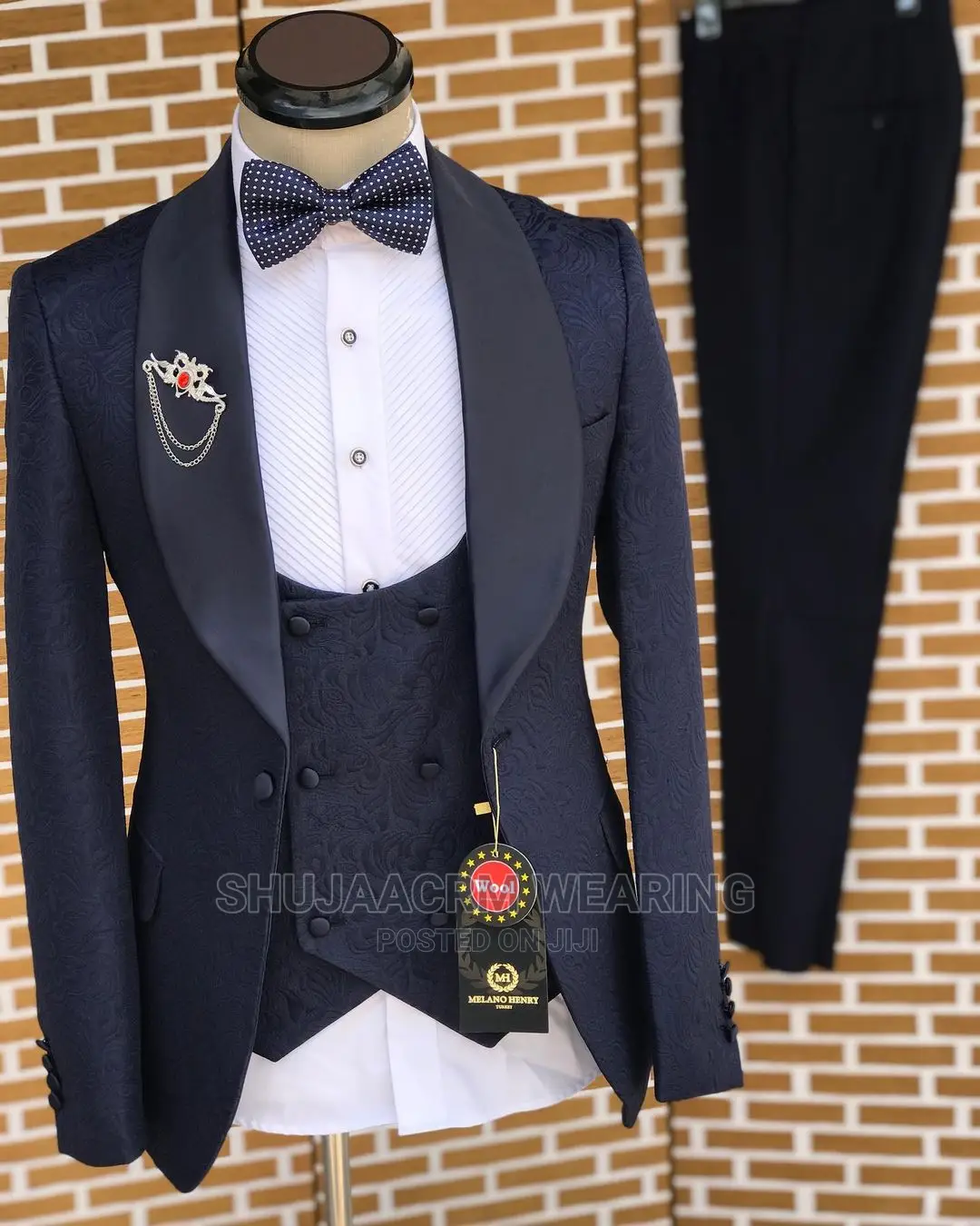 Dark Blue Taxedo Mens Suits