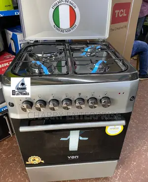 Von Cooker 3 Gas, 1 Electric Plate