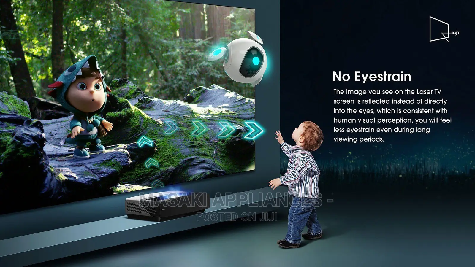 Hisense LASER TV HE100L5 Smart Led UHD 4K 100 Inch Projector