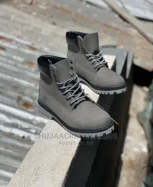Grey Timberland Boots