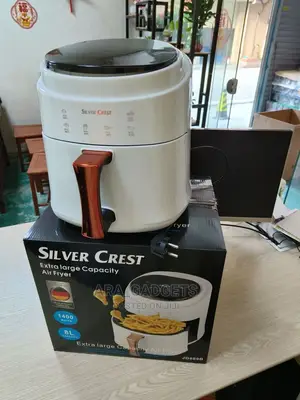 Original Deep Oil Free Steam 8 Litre,Silver Crest Air Fryers