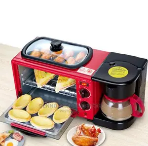 Breakfast Maker (3in1 Oven, Frying Pan, Coffee Maker)