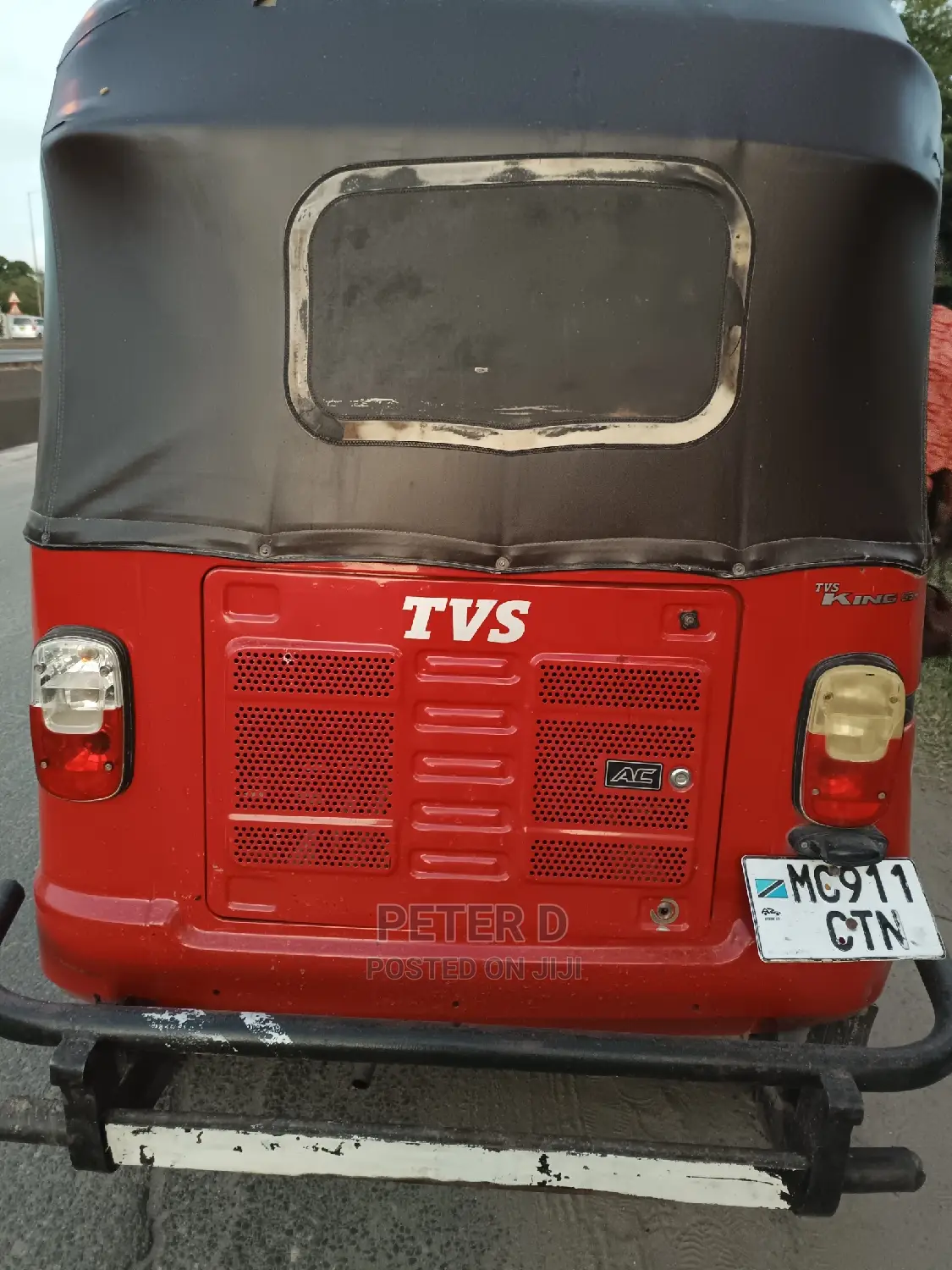 TVS King Deluxe Plus iTouch Start 2021 Red