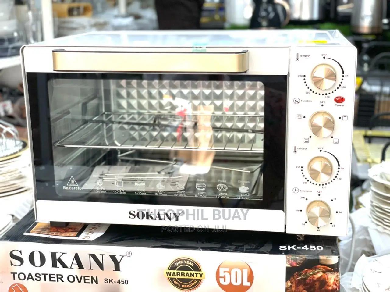 Sokany 50L Oven Original