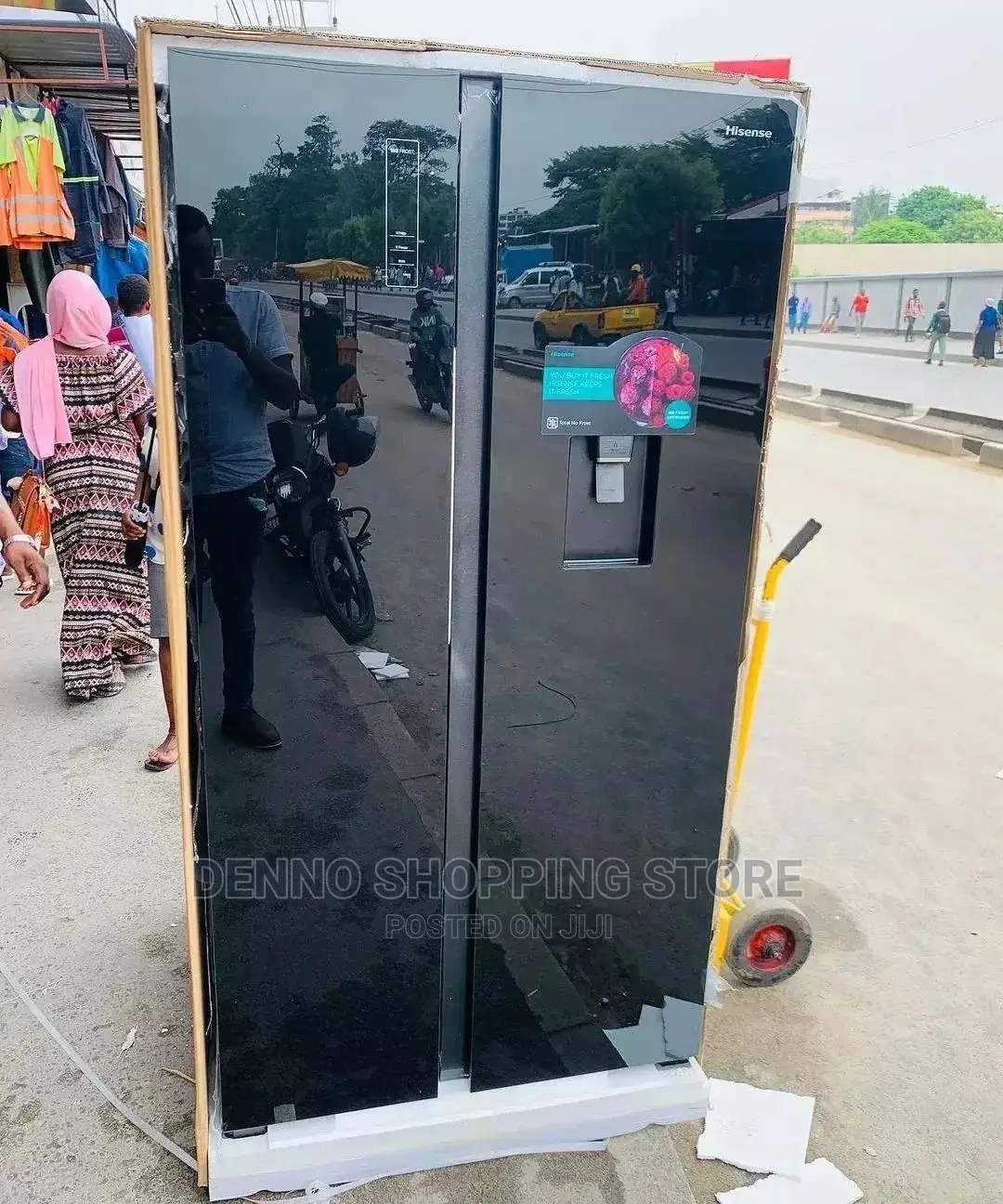 Hisense 516L Side by Side Fridge