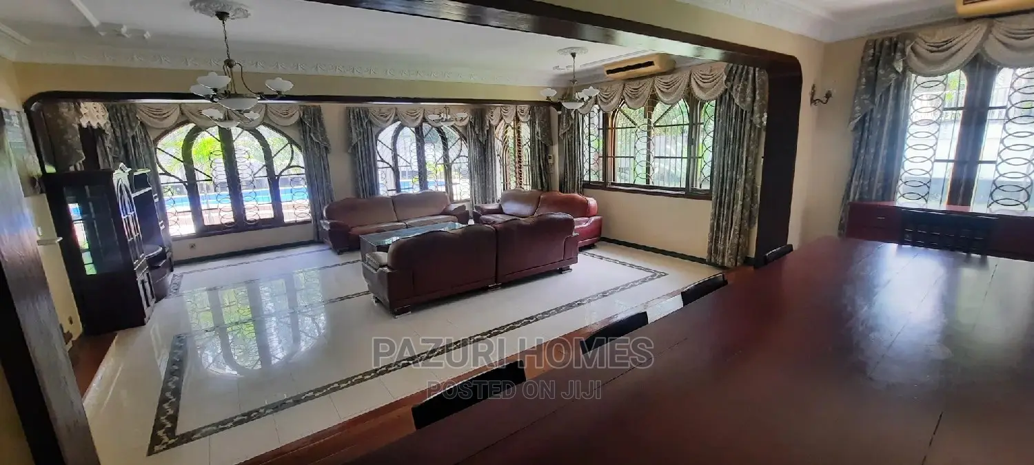 Furnished 5bdrm Bungalow in Oysterbay France, Upanga West for Rent