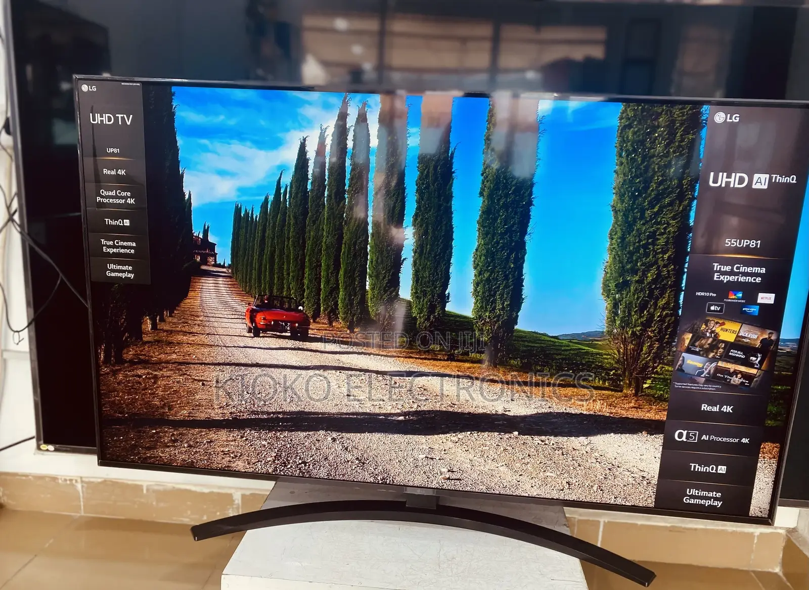 55” Lg Smart Frameless Uhd Tv