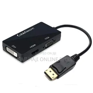 Multi-Function Displayport Dp to HDMI/DVI/VGA Male to Female