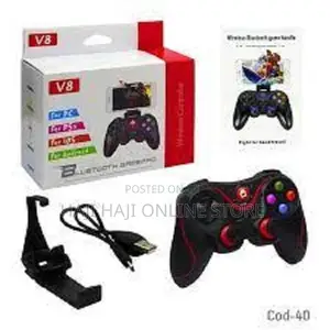 V8 Wireless Bluetooth Gamepad Controller