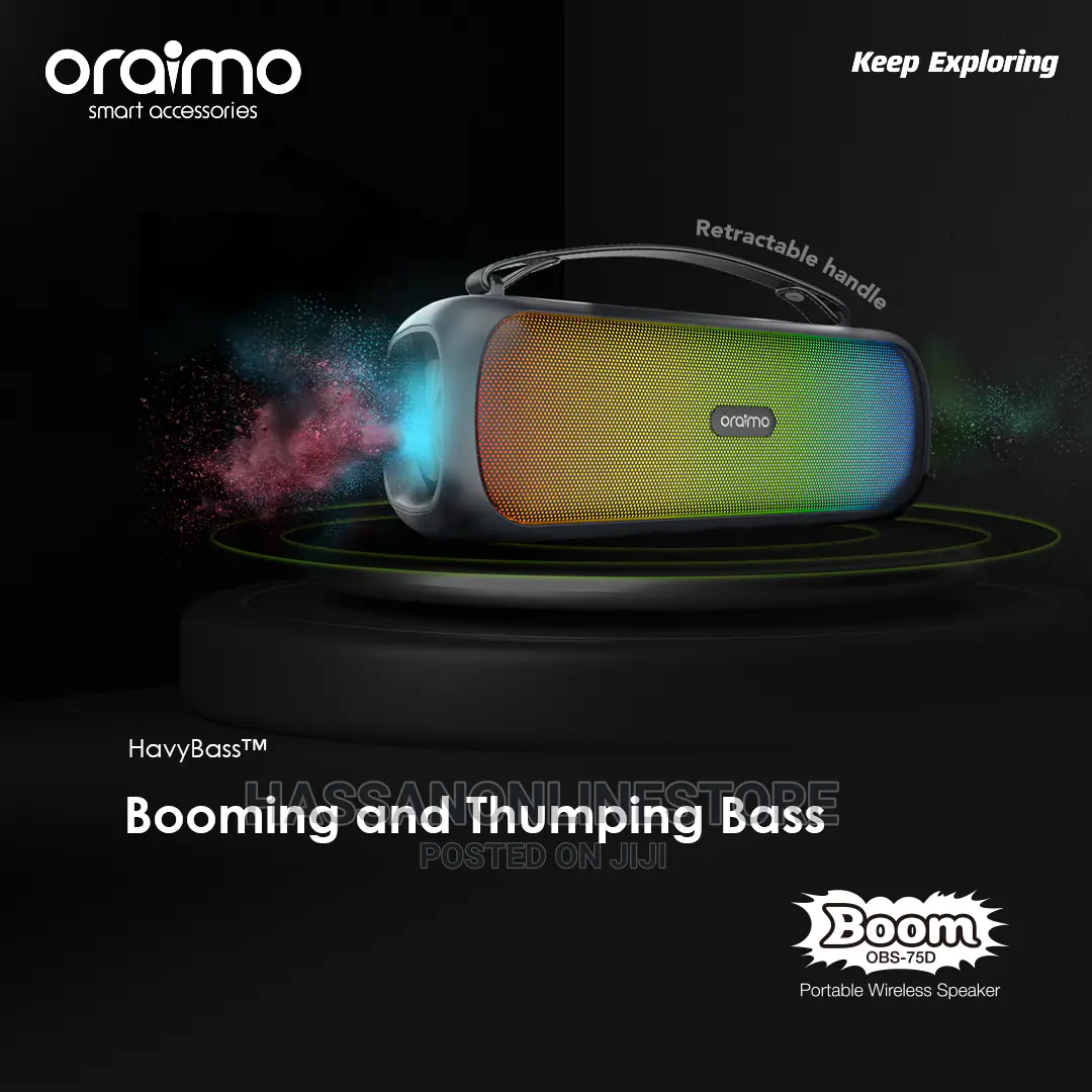 Oraimo Bass Go Boom Bluetooth Speaker