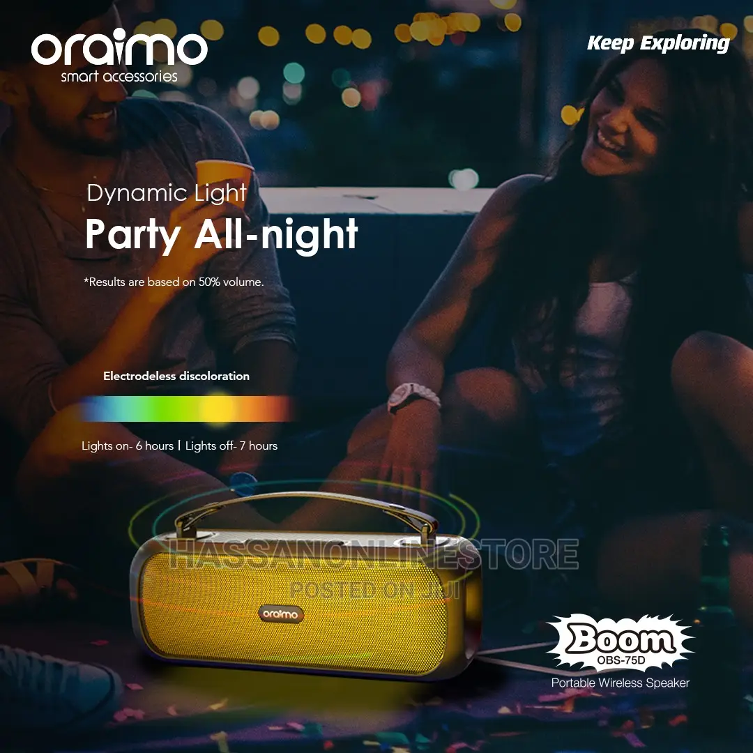 Oraimo Bass Go Boom Bluetooth Speaker