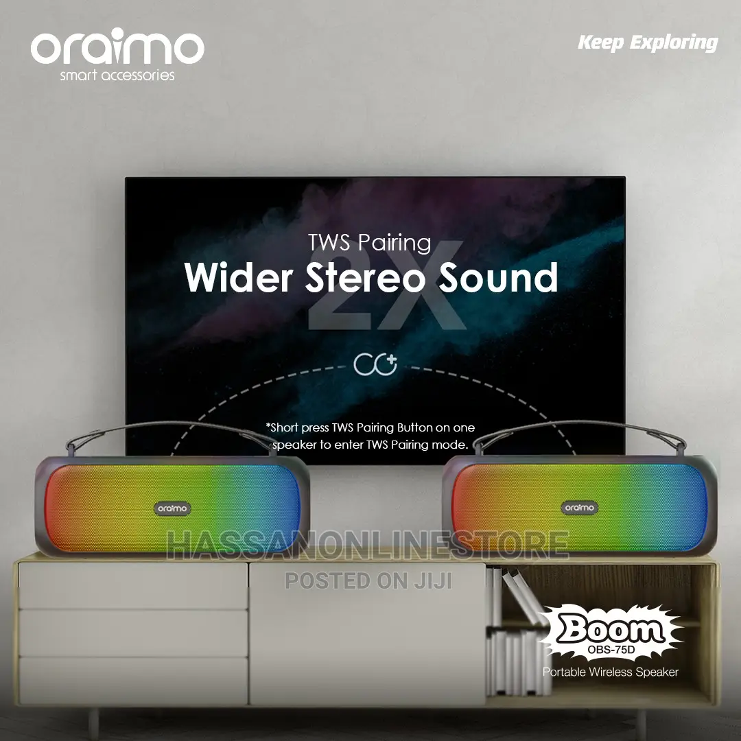 Oraimo Bass Go Boom Bluetooth Speaker