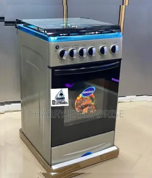 HOMEBASE Cooker 3 Gas, 1 Electric Plate 50cm * 50 Cm