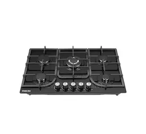 Nikai 5 Burner Glass Gas Cooker