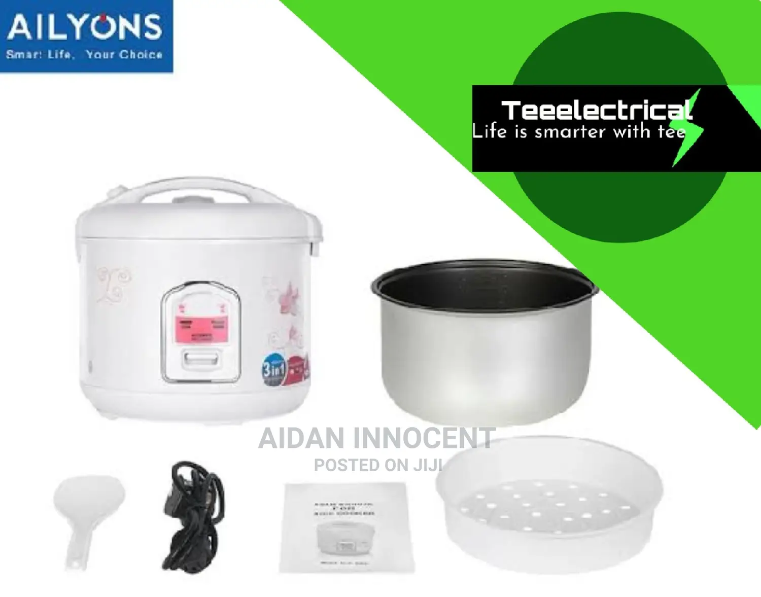 Ricecooker 1.8 Ltr