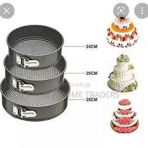 Round Shape Cake Mould 3pcs