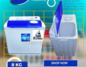 HOMEBASE Twin-Tub Washing Machine8kg (Inafua Na Kukamua