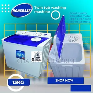 HOMEBASE Twin-Tub Washing Machine13kg (Inafua Na Kukamua
