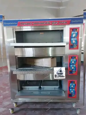 Luxury Automatic Commercial Gas Oven💠6trays 3decks 60breads