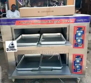 Luxury Automatic Commercial Gas Oven💠4trays 2decks 40breads