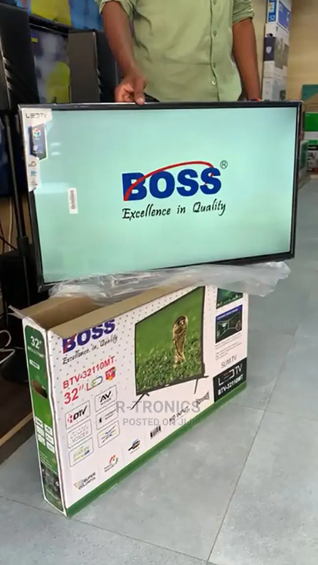 Boss 32 Inch Double Glass LED HD TV